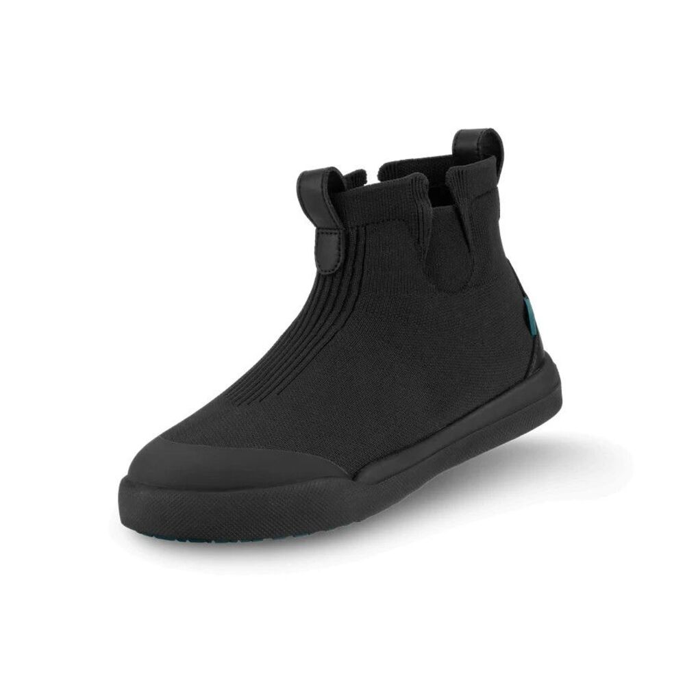 Vessi Weekend Youth Kids Girl Boy Size 3 Asphalt Black Comfort Casual Shoes NEW